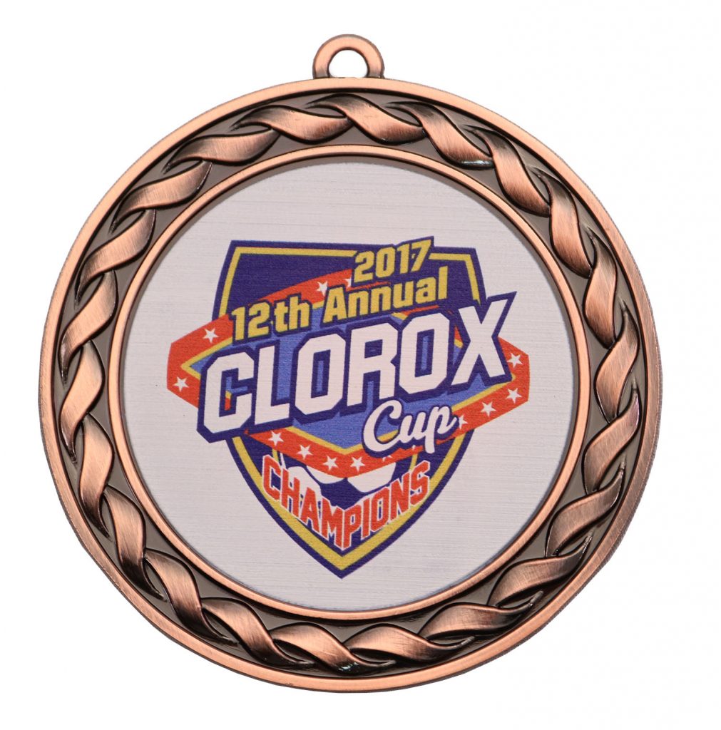 2017 CLOROX CUP MEDAL UVPRINT