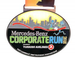  2018 CORPORATE RUN TRANSLUCENT MEDAL 