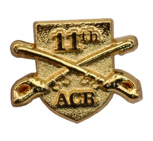11th ACR DIE STRUCK PIN