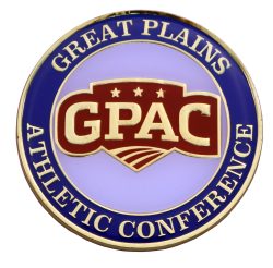 COIN GPAC FRONT 2017 2” DIE STRUCK SHINY GOLD METAL, ENAMEL FILL