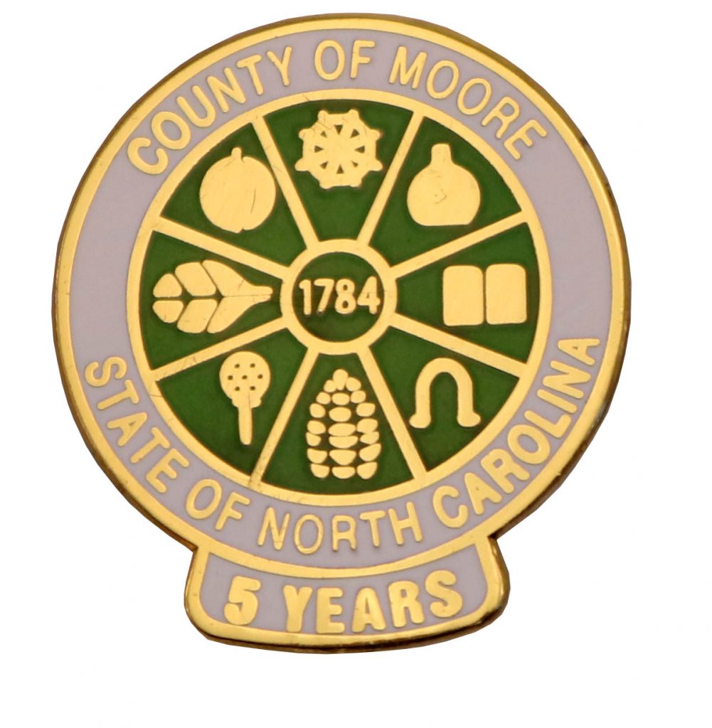 COUNTY OF MOORE PIN