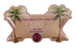 ELK LODGE MYLAR PIN