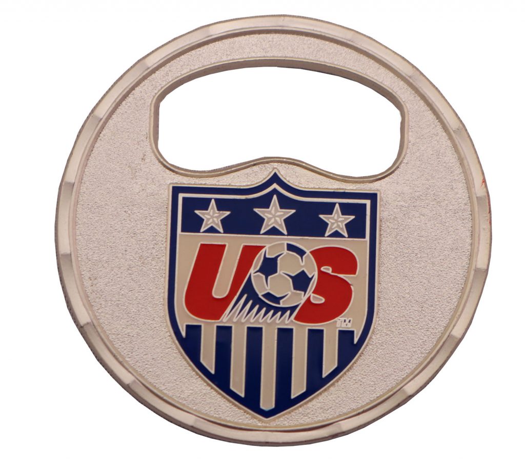 MICH BOTTLE OPENER COIN BACK