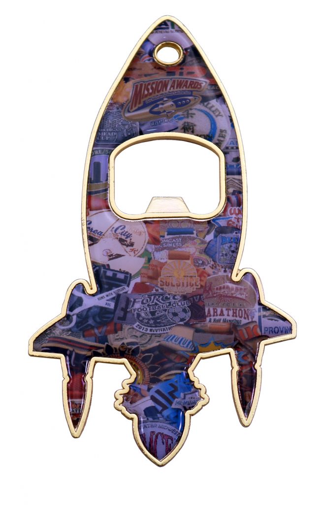 MISSION AWARDS ROCKET BOTTLE OPENER