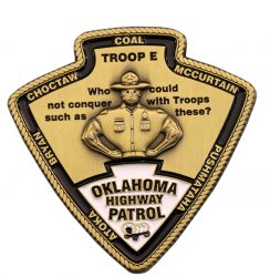 OKLAHOMA HIGHWAY PATROL COIN