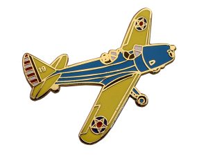 AIRPLANE DIE STRUCK PIN