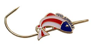 TIGHT LINES FOR TROOPS HAT DIE STRUCK PIN