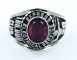 CHAMPION RING GARNET (JAN) FACET STONE