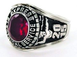 CHAMPION RING GARNET (JAN) FACET STONE