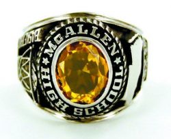 TOPAZ (NOV) FACET STONE CHAMPION RING