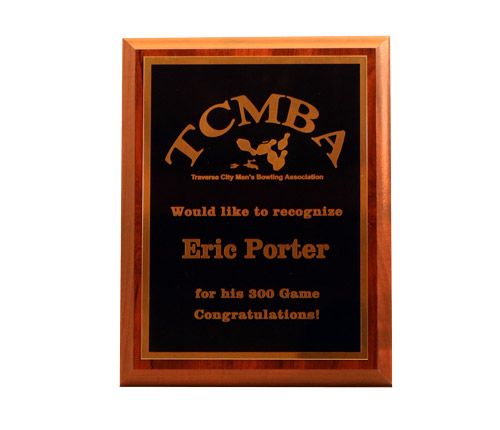 TCMBA recognition PLAQUE with BLACK PLATING