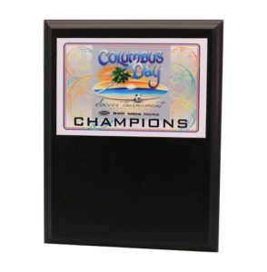 MYLAR SOCCER BRASS PLAQUE