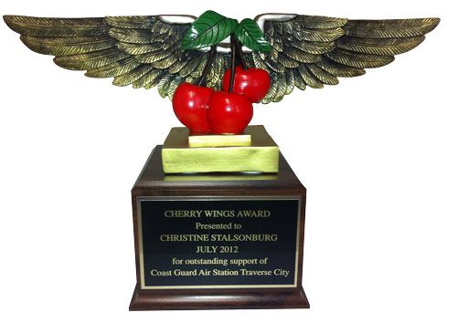 cherry winds Resin Trophy