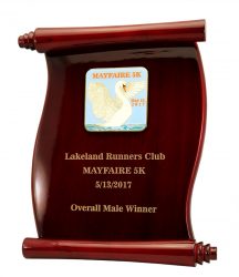  2017 lakeland runners plaque 