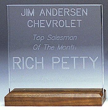 Top Salesman Acrylic Award