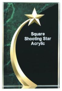 Square Shooting Star Acrylic
