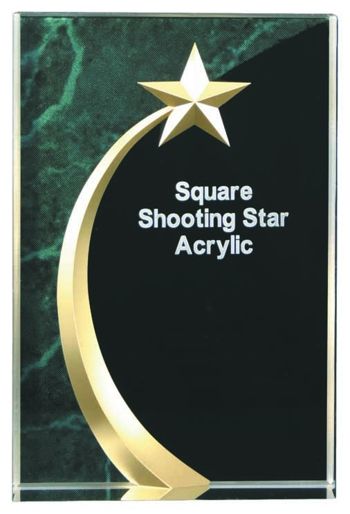 shooting star Acrylic Award