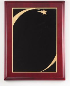 Premium Plaque with Golden Star