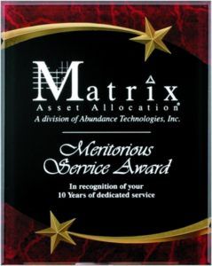 Matric Acrylic Award