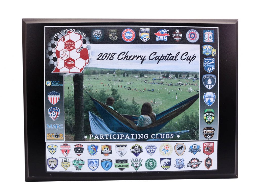 2018 CHERRY CAPITAL CUP UV PRINT PLAQUE