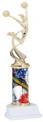 GOLD CHEERLEADING TROPHY