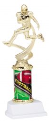 gold football trophy