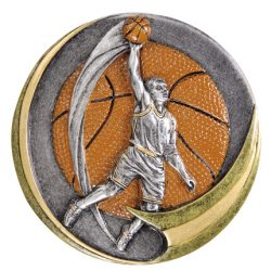 basketball award plaque - male