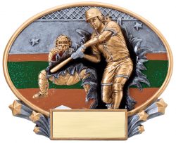 gold softball award