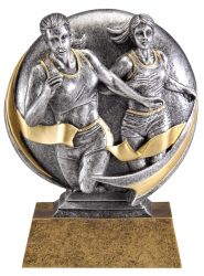 Silver and Gold Running Trophy - 2 Females