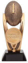 gold fantasy football trophy