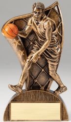 basketball trophy- male