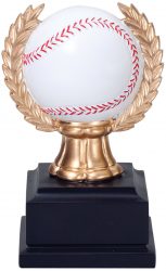 gold baseball trophy