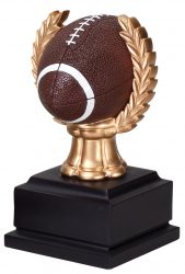 gold football trophy