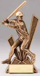 gold baseball trophy