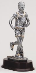 Silver and Gold Running Trophy - Male
