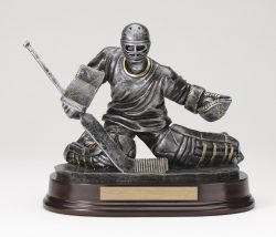 Silver Hockey Award Plaque