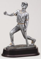 silver baseball trophy