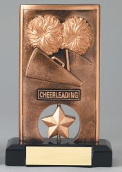 gold CHEERLEADING AWARD