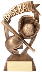 gold baseball trophy