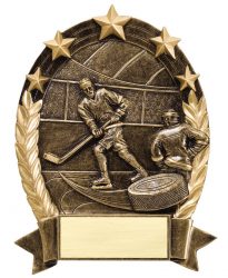 Gold Hockey Award Plaque