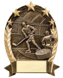 Gold Hockey Award Plaque