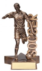 soccer trophy - male
