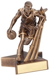 Gold Basketball Trophy - Male
