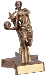 Gold Basketball Trophy - Female