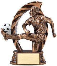 soccer trophy - male