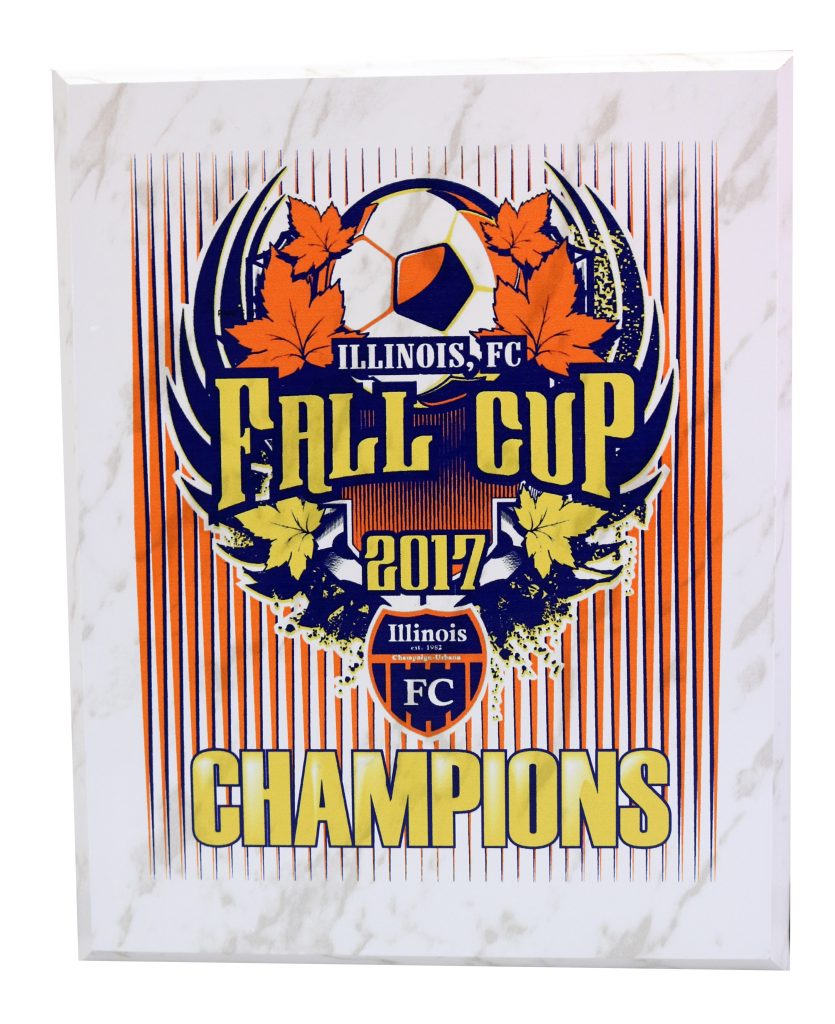 UV PRINT 2017 FALL CUP PLAQUE