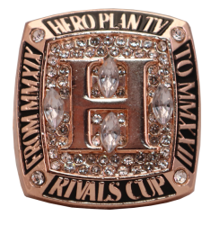  HERO PLAN TV ROSE GOLD CHAMPIONSHIP RING 