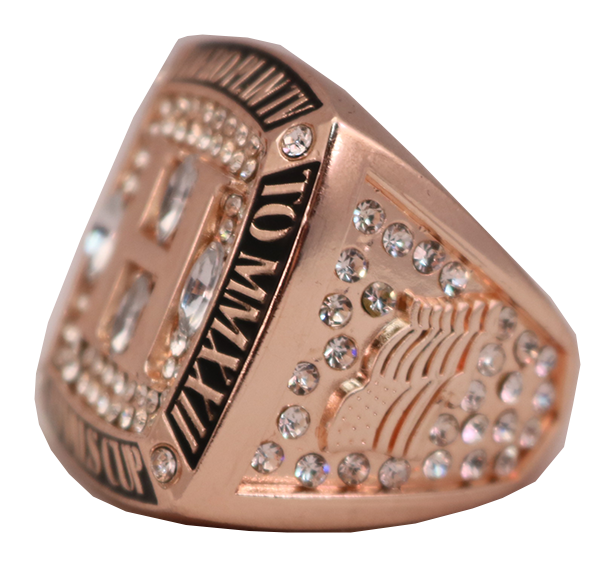 HERO PLAN TV ROSE GOLD CHAMPIONSHIP RING SIDE 1