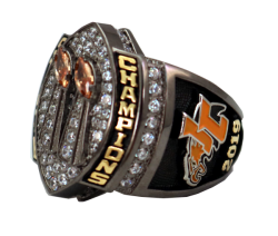GRAND CHAMPION RING, MULTI METAL, AND STONES