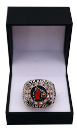 GRAND CHAMPION RING WITH STONE AND ENAMEL FILL AND BOX